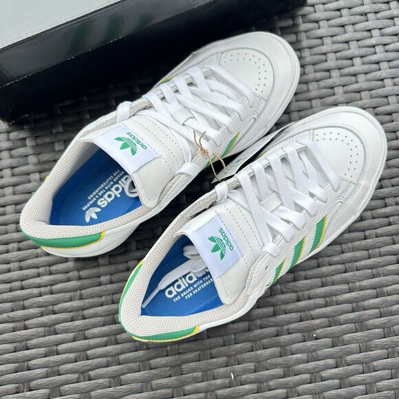 Adidas Nora White Court Green Yellow Men\'s Athletic Shoes IF2069 main image 9